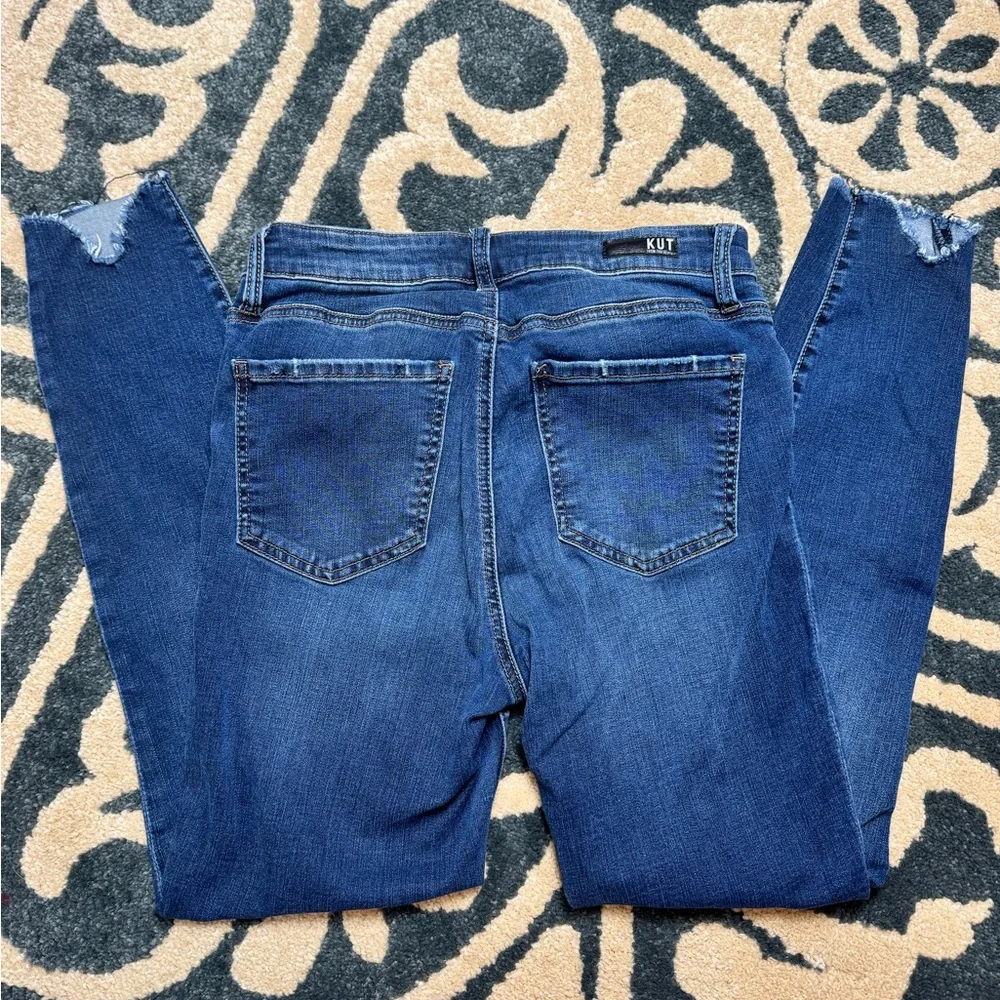 Kut from the Kloth Dark Blue Skinny Jeans - Picture 6 of 9